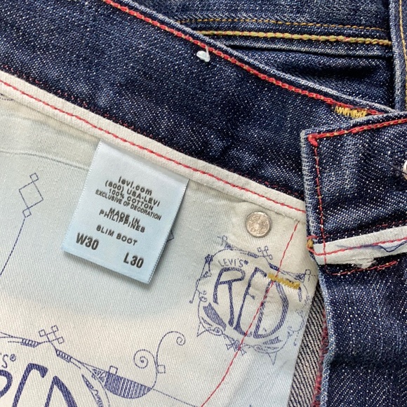 Vintage Levi’s Slim Boot Redline Selvedge Denim